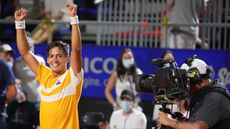 Báez barrió a Garín y está en cuartos. Foto: Cordoba Open