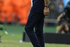 Gustavo Costas quedó exultante tras la goleada de Racing en Brasil. Foto: EFE Gustavo Costas quedó exultante tras la goleada de Racing en Brasil. Foto: EFE