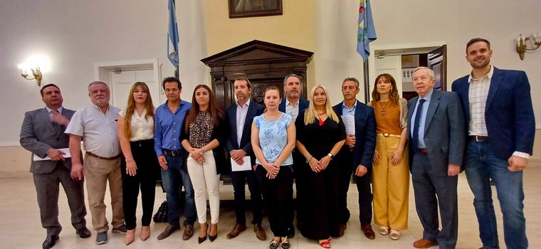 Los legisladores de La Unión Mendocina Foto: Prensa LAUM