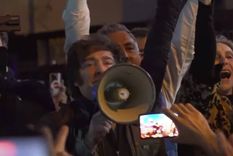 Javier Milei en Mar del Plata. Foto: Captura A24 Javier Milei en Mar del Plata. Foto: Captura A24