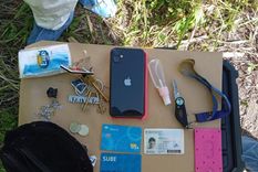 Los objetos hallados en la tarde de este jueves. Los objetos hallados en la tarde de este jueves.