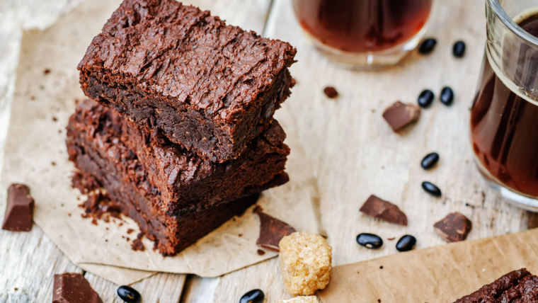 Brownies de porotos negros Una receta simple y saludable para hacer en pocos minutos. Foto: aconcaguafoods