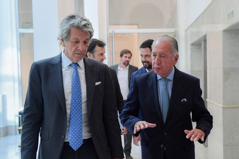 Daniel Funes de Rioja y el Secretario de Planeamiento y Gestión para el Desarrollo Productivo y de la Bioeconomía, Juan Pazo Foto: UIA