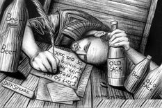 diez escritores adictos al alcohol