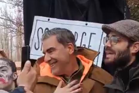 Vadillo y Fugazzotto vivieron un incómodo momento en Uspallata Vadillo y Fugazzotto vivieron un incómodo momento en Uspallata