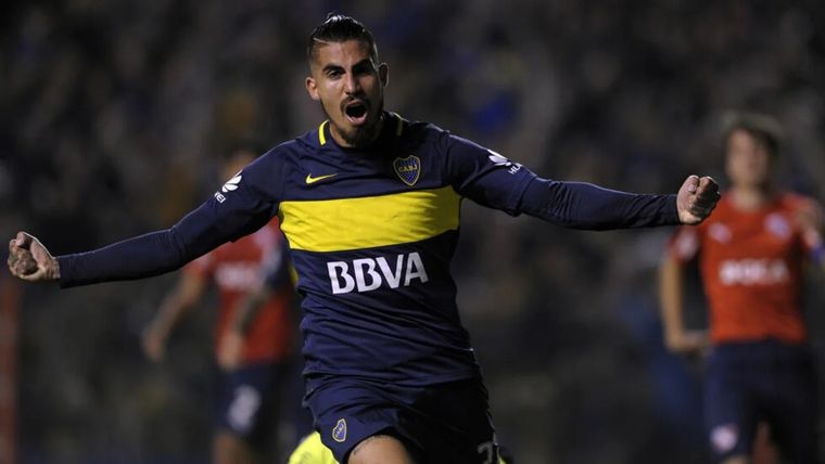 Junior Benítez en su etapa como jugador de Boca Juniors Foto: NA