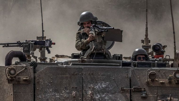 El Ejército israelí anunció el bombardeo la residencia de un miembro de Hamás Foto: DPA