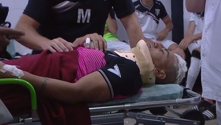 La foto de Brian Olivera en el vestuario de Gimnasia. Foto: Captura