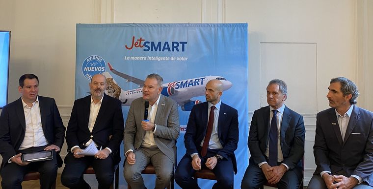JetSMART anunció una nueva etapa de su plan de crecimiento en Argentina. Foto: Brenda Funes