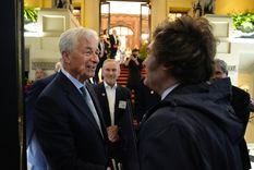 Javier Milei y Jamie Dimon en Buenos Aires Javier Milei y Jamie Dimon en Buenos Aires