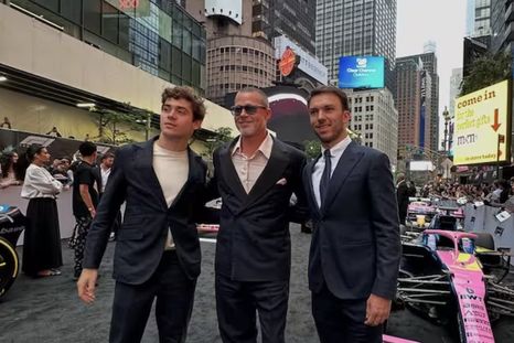 Franco Colapinto y su encuentro con Brad Pitt que se hizo viral. Franco Colapinto y su encuentro con Brad Pitt que se hizo viral.