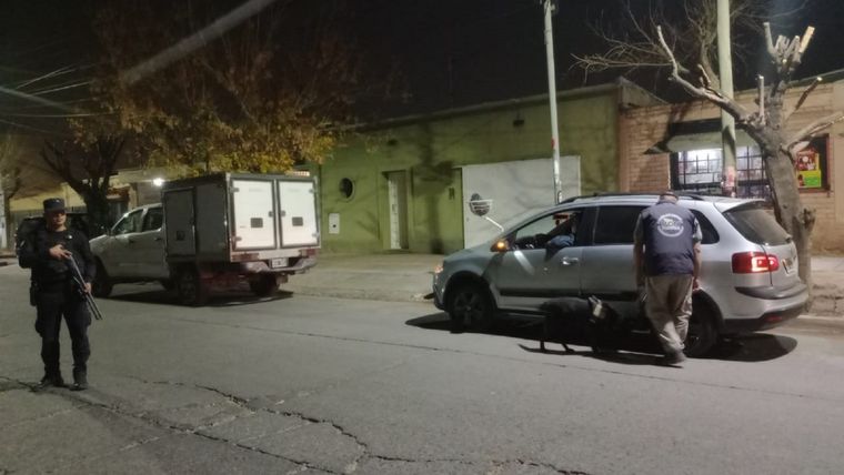En un operativo de saturación realizado en Maipú fueron aprehendidas 34 personas Foto: Ministerio de Seguridad de Mendoza