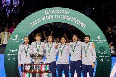 MDZol | El equipo italiano de Copa Davis, campeón en 2023. Foto: @CopaDavis