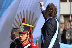 Javier Milei encabezó el acto oficial por el Día de la Bandera en Rosario. Foto: Presidencia Javier Milei encabezó el acto oficial por el Día de la Bandera en Rosario. Foto: Presidencia