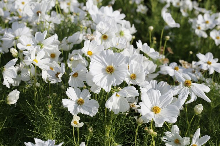 Cosmos: florecen rápido, atraen mariposas y aportan un toque silvestre al jardín de verano. Foto: Shutterstock Cosmos: florecen rápido, atraen mariposas y aportan un toque silvestre al jardín de verano. Foto: Shutterstock
