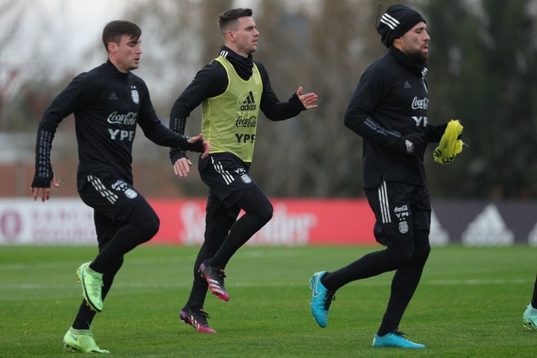 La Selección continúa con su preparación en Ezeiza pensando en la clasificación a semifinales Foto: AFA