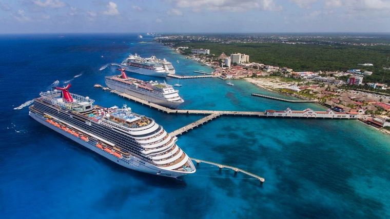 Los cruceros más imponentes llegan hasta el Progreso, Yucatán. Foto: _Forbes México