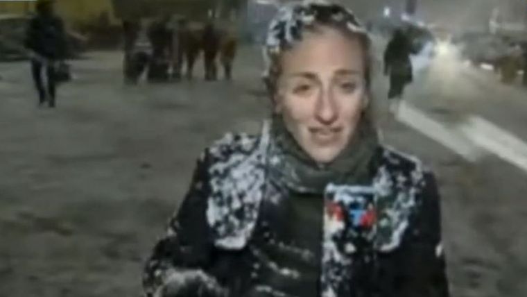 Carolina Amoroso y una ardua labor en Ucrania