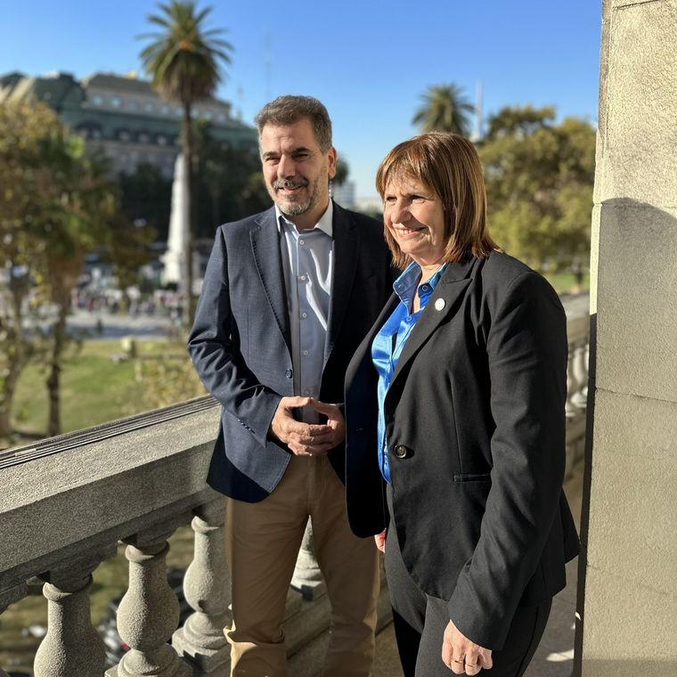Ritondo, precandidato de Bullrich en provincia, salió a defenderla de los cuestionamientos de Pichetto. Foto: Cristian Ritondo