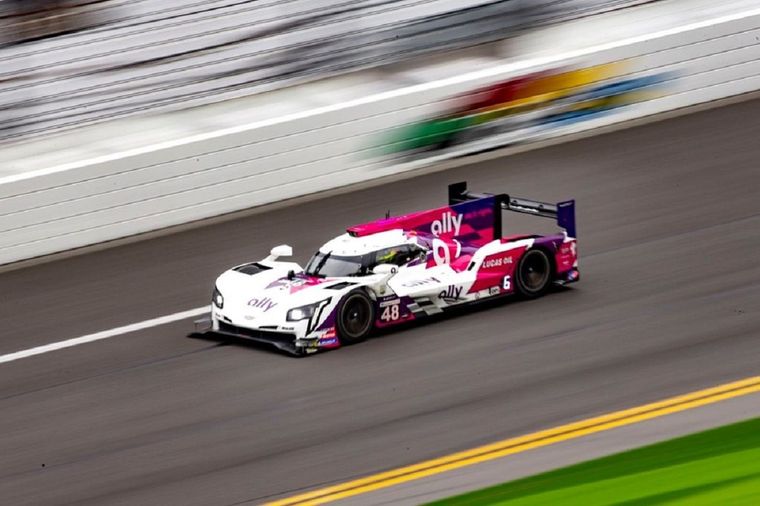 El Cadillac del Action Express Racing que manejó Pechito. Foto: IMSA