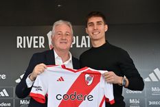 Con la presencia del vicepresidente Matías Patanian, River presentó a Federico Gattoni como primer refuerzo para el segundo semestre. Foto: River Plate