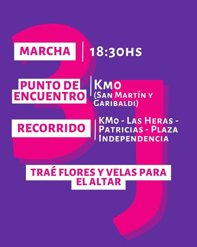 Miles de mujeres marcharán este 3 de junio en Mendoza por Ni Una Menos. Miles de mujeres marcharán este 3 de junio en Mendoza por Ni Una Menos.