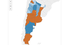 provincia por provincia, los colores politicos desde los 90 hasta hoy