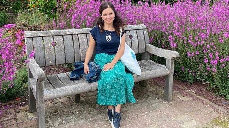 Helen James nunca había oído hablar de sangrado abundante hasta que lo experimentó ella misma. Foto: HELEN JAMES