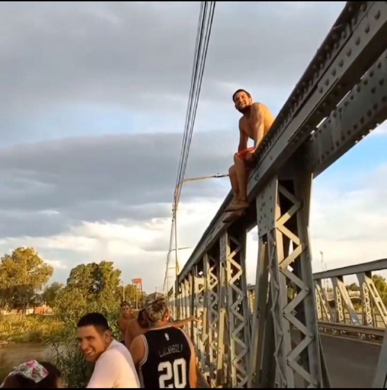 Un nuevo caso de imprudencia en Mendoza Foto: Gentileza