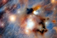 Imagen de la nube molecular oscura Camaleón I, que podría alojar vida extraterrestre. Foto DPA 