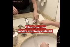segun una infectologa asi debemos lavarnos las manos