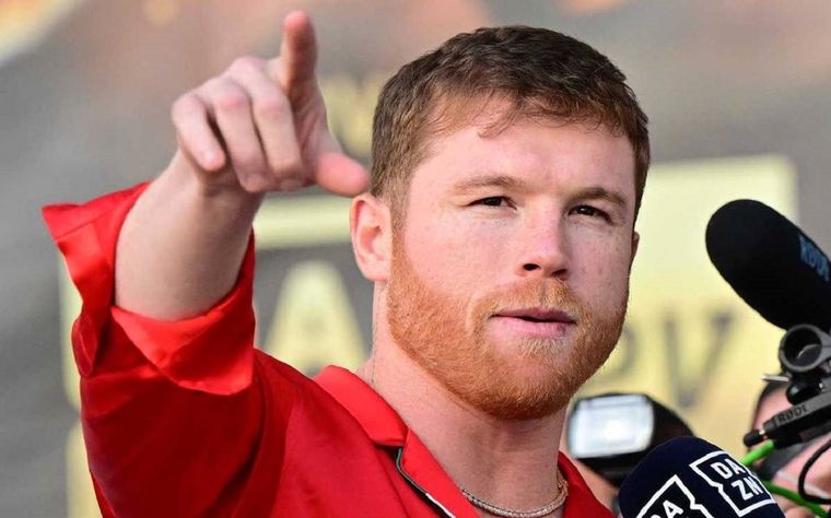 El Canelo se enojó con Messi. Foto: Instagram