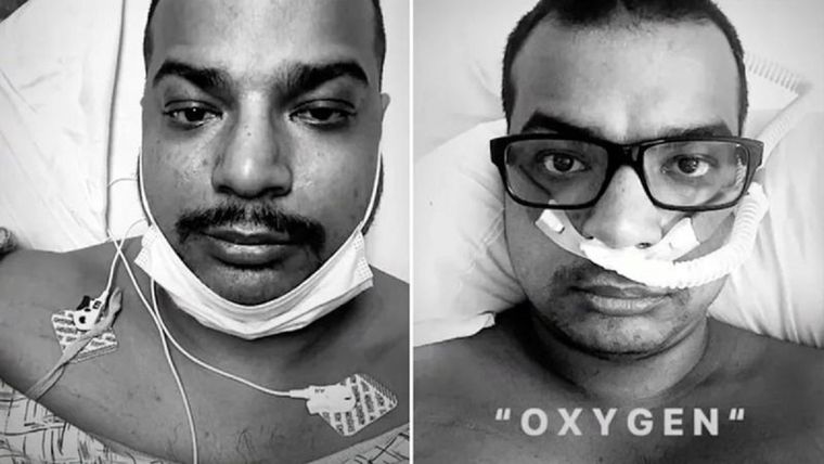 Stephen Harmon documentó su batalla contra el coronavirus. Foto: CBS