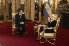 El secreto que Milei le reveló a Susana en plena entrevista. Foto: Prensa Telefe