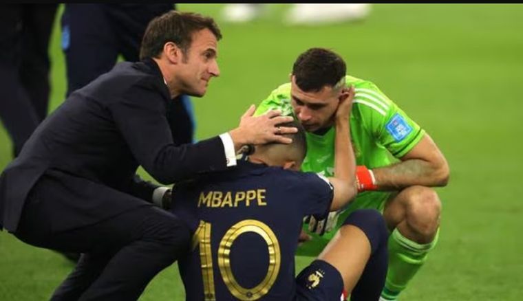 El marplatense recordó su partido ante el delantero francés.