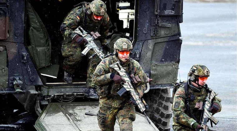 Los soldados de Alemania serán rearmados. Foto: ElPeriódico.
