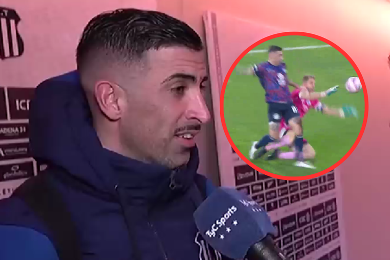 Santos se quejó por un penal no cobrado a Talleres en plena pelea con River por el torneo Foto: Paso a Paso