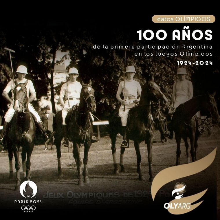 El Polo fue el primero en conseguir el oro olímpico para Argentina. Foto: @enardinfo