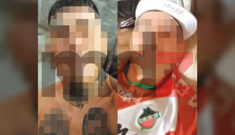 Maximiliano Nahuel Miranda, alias Colla, y Gerardo Sosa, dos de los cuatro sospechosos que fueron detenidos en las últimas horas.