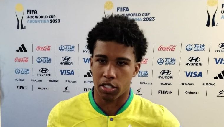 Andrey Santos, la figura del Sub 20 de Brasil.