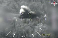 ataque ruso con misiles Captura de pantalla del video ruso. Foto: Captura de pantalla.