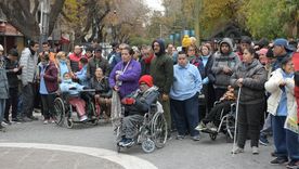 Concentración por la Ley de Emergencia en Discapacidad. Concentración por la Ley de Emergencia en Discapacidad.