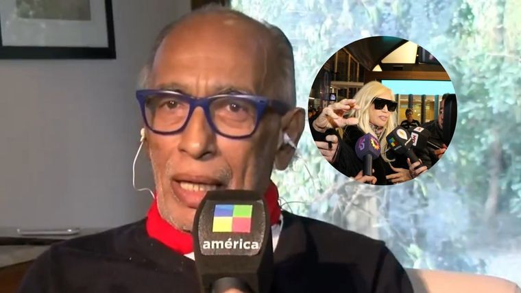 El comunicador defendió a su amiga. Foto: captura de video/ América TV/ RS Fotos.&nbsp;