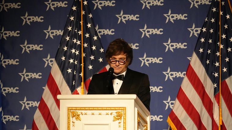 Javier Milei regresa a Estados Unidos en otro evento empresario