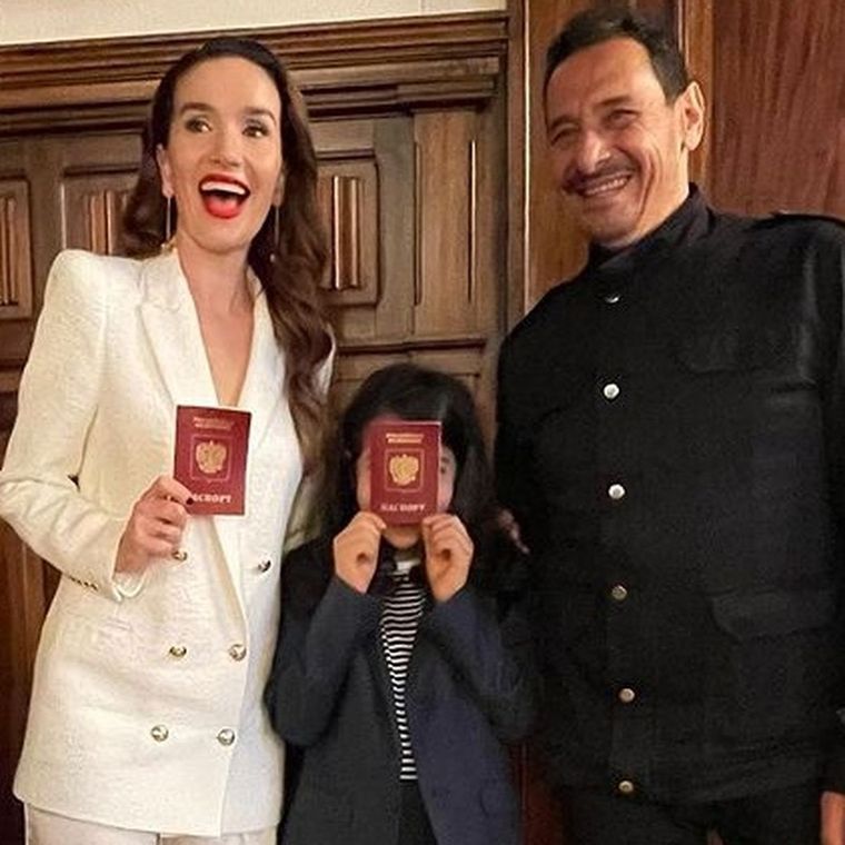 Natalia Oreiro, Merlín Atahualpa y Ricardo Mollo Natalia Oreiro, Merlín Atahualpa y Ricardo Mollo