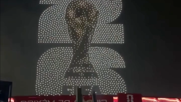 En medio de la expectativa por el Mundial 2026, se filtró el show inaugural con drones.