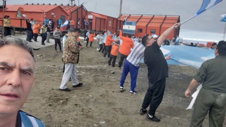 Federico Vassallo en la Antártida