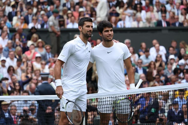 Djokovic y Alcaraz, los máximos favoritos. Foto: EFE