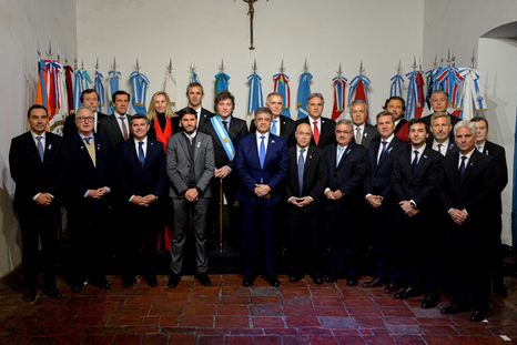 Gobernadores buscan que se firme un nuevo pacto fiscal Foto: X @CasaRosada Gobernadores buscan que se firme un nuevo pacto fiscal Foto: X @CasaRosada