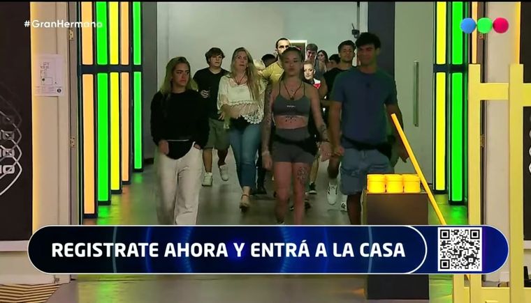 El incidente en Gran Hermano sucedió mientras se realizaba la prueba del lider. Foto: Captura de pantalla Youtube Gran Hermano Argentina.